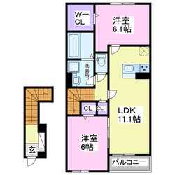 フューチャー1の物件間取画像